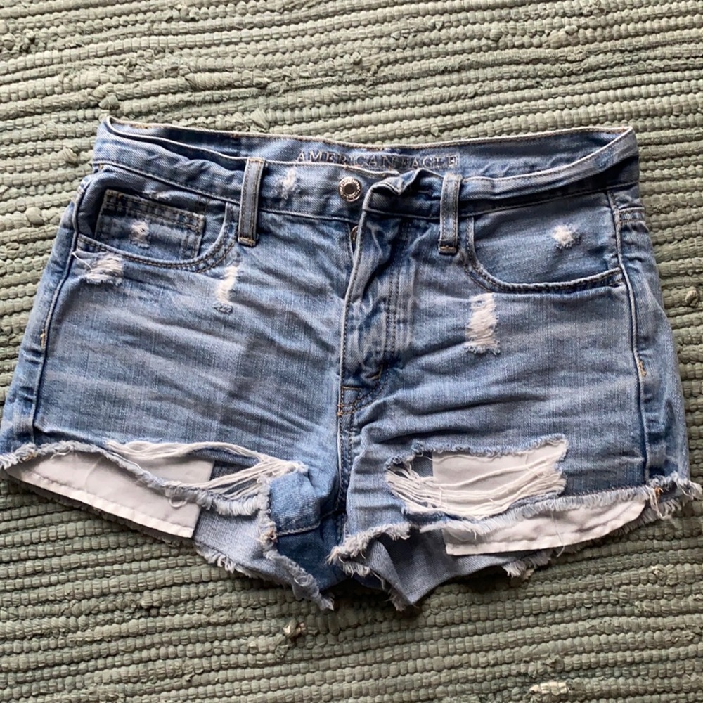 Denim shorts